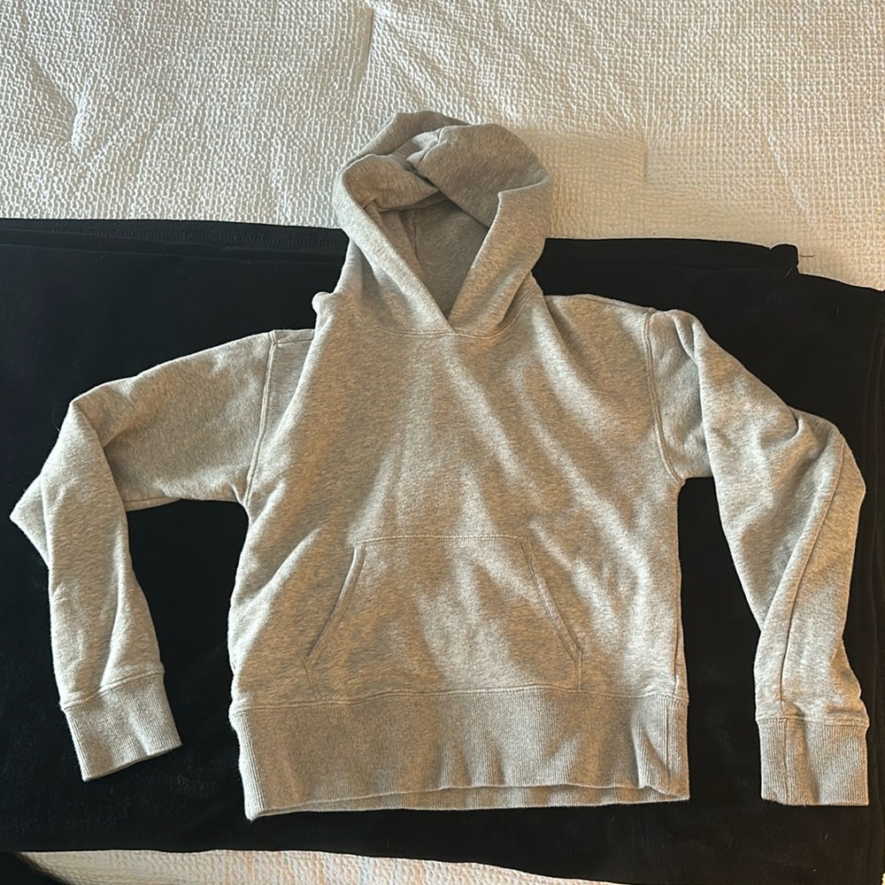 Plain gray hoodie